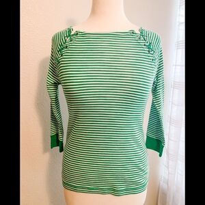 Ralph Lauren Boat Neck striped Top